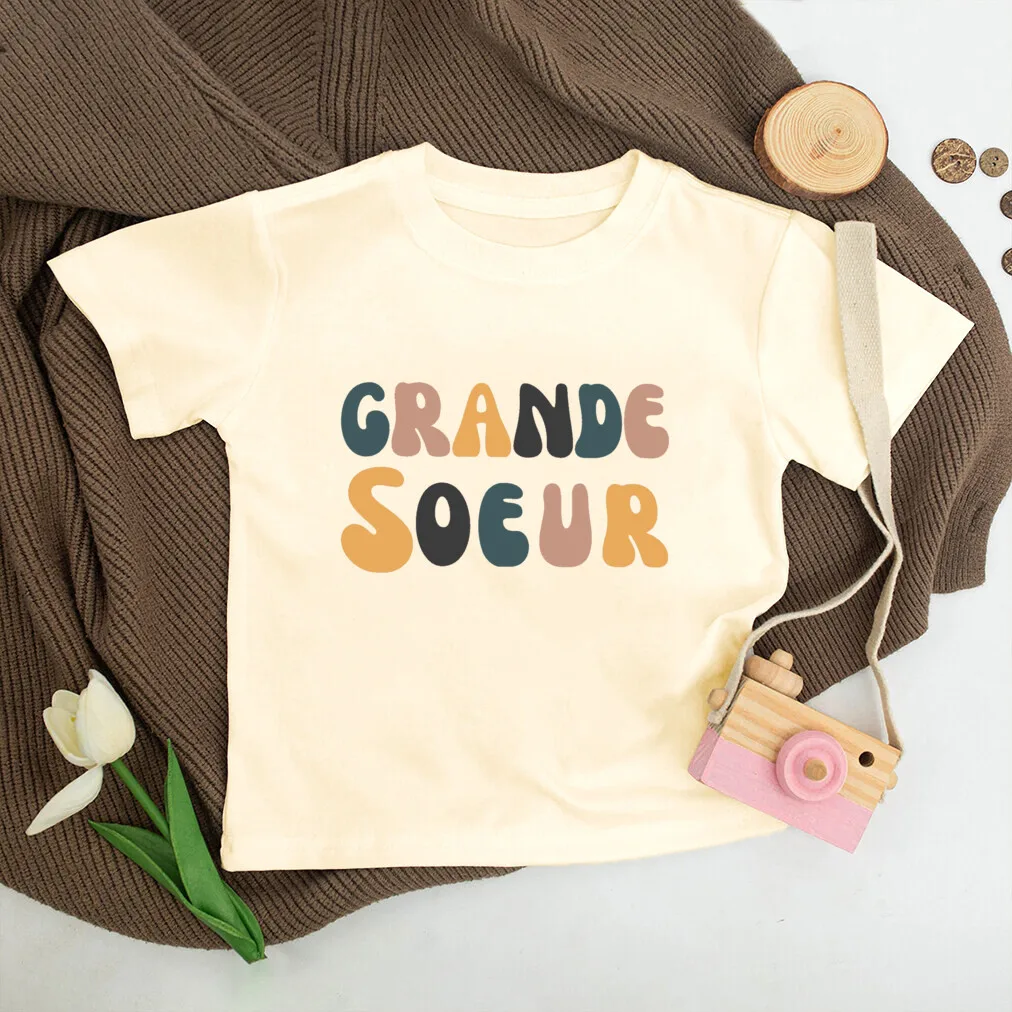 Ropa a juego para hermanos estilo francés retro - imagen 2