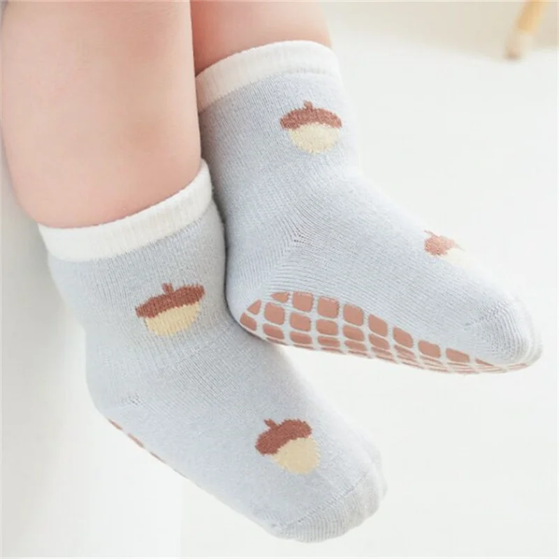 Calcetines de algodón para bebé estampados primavera-otoño - imagen 2