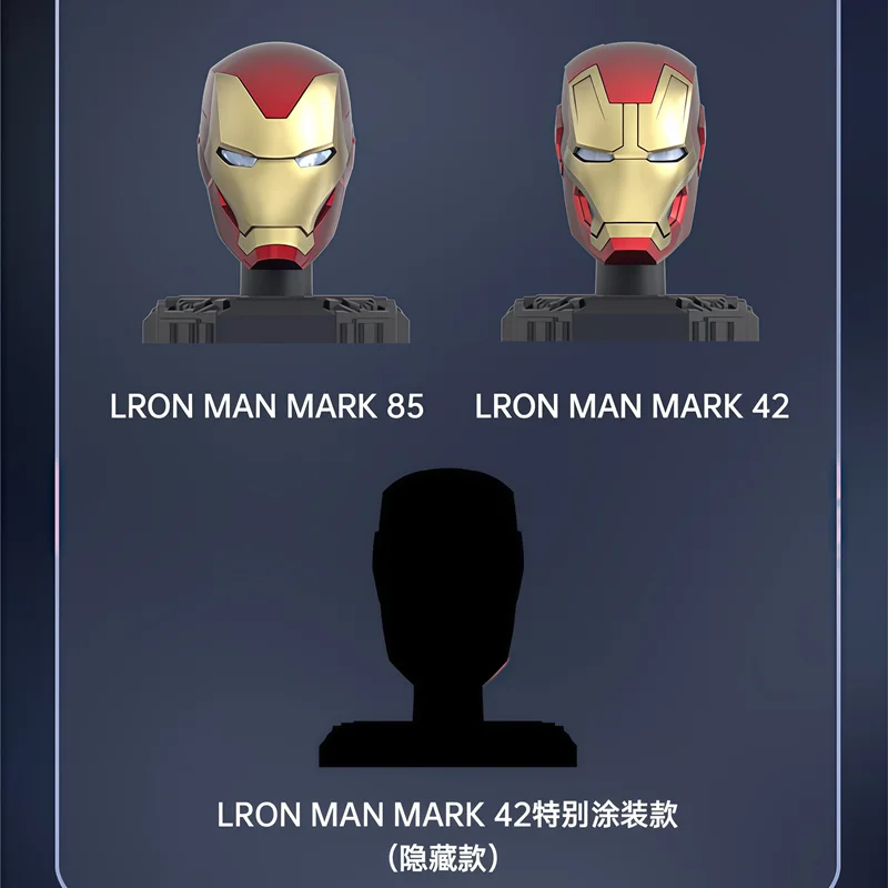 MORSTORM Casco de Iron Man para montar Tony Stark, juguete - imagen 3