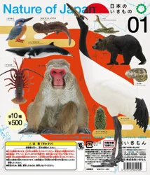 Figuras cápsula Ikimon: criaturas coleccionables de naturaleza japonesa