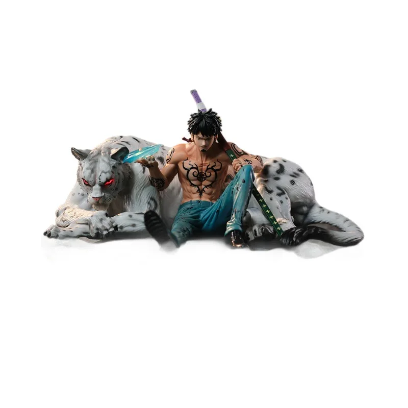 Figura coleccionable BT leopardo de las nieves con luz