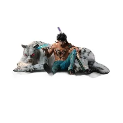 Figura coleccionable BT leopardo de las nieves con luz