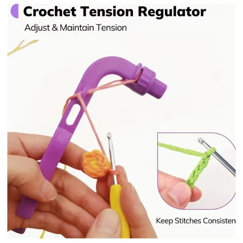 Herramienta de ganchillo para principiantes con regulador de tensión - imagen 5