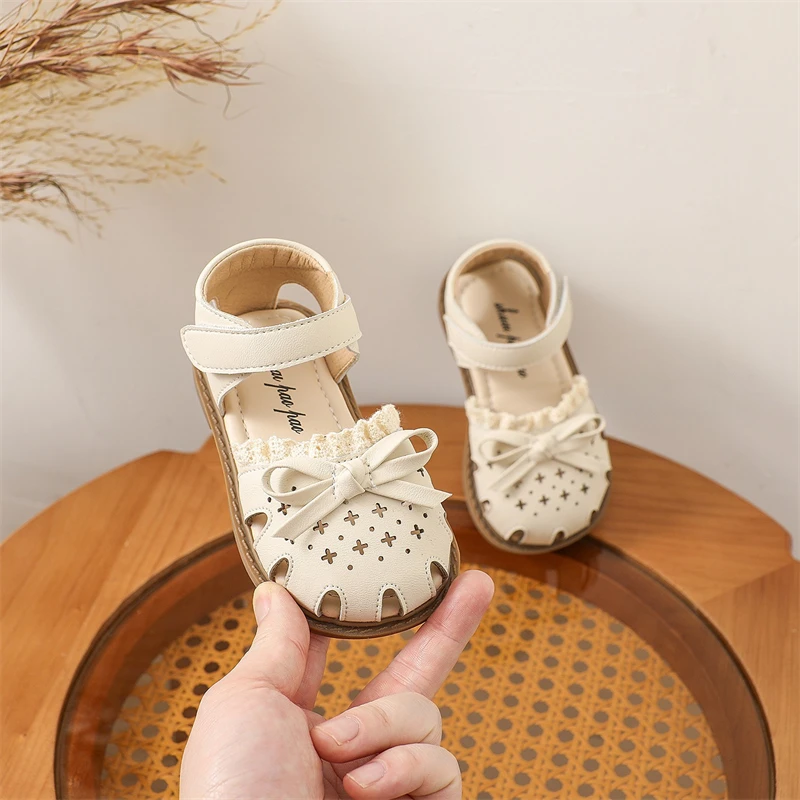 Sandalias antideslizantes de suela blanda para bebés y niñas - imagen 2