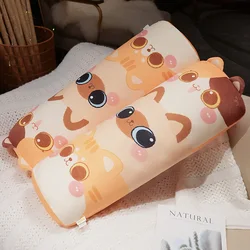Cojín de peluche con gato estampado para decoración infantil