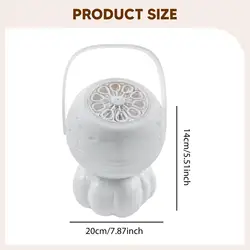 Máquina de burbujas recargable LED multicolor para fiestas infantiles