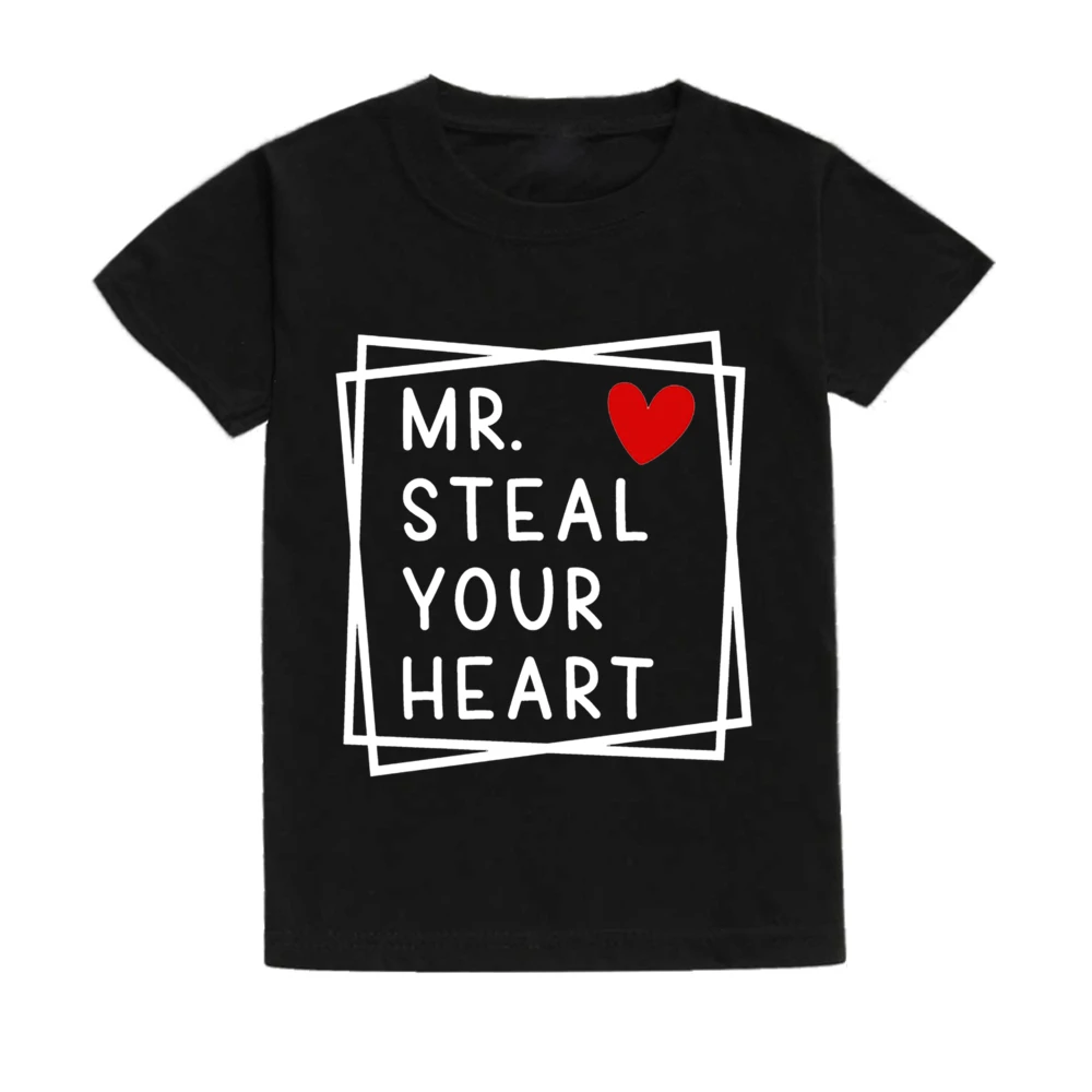 Mr Steal Your Heart: camiseta San Valentín para niños - imagen 2