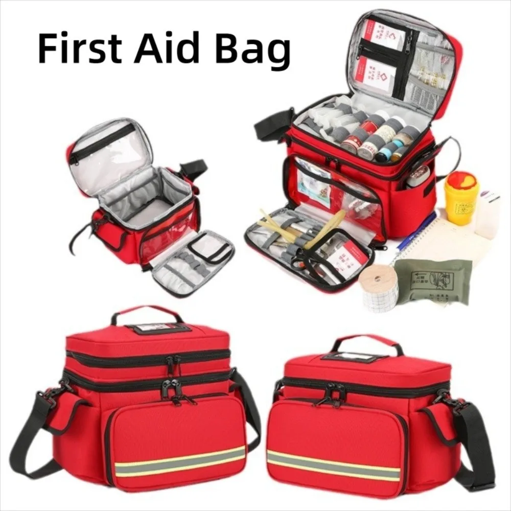 Bolsa de primeros auxilios impermeable doble capa Oxford con cremallera - imagen 5