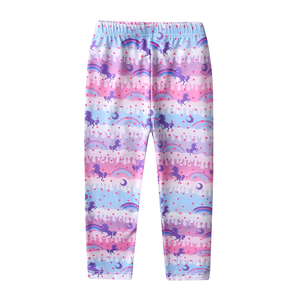 DXTON Pantalones para niña de otoño con unicornio y sirena - imagen 3