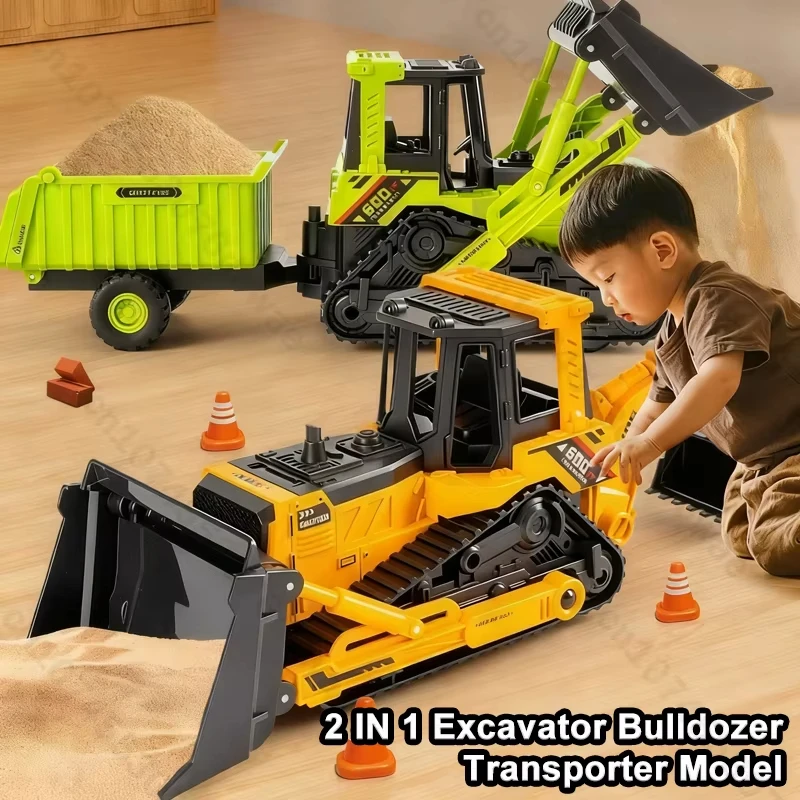 Camión excavadora Bulldozer con grúa de aleación - imagen 4