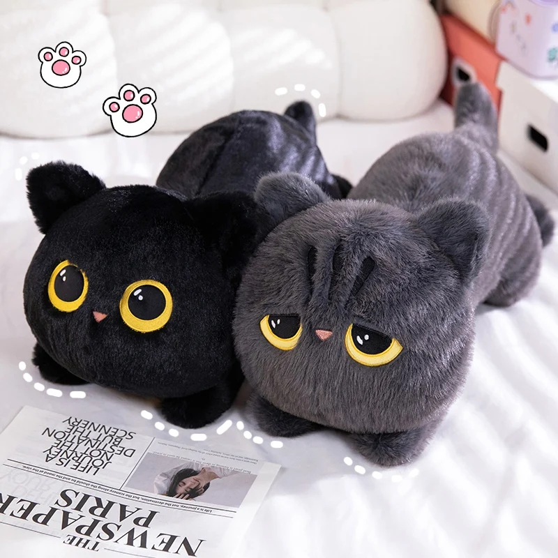 Almohada de gato felpa suave cojín para dormir y descansar tumbado - imagen 3