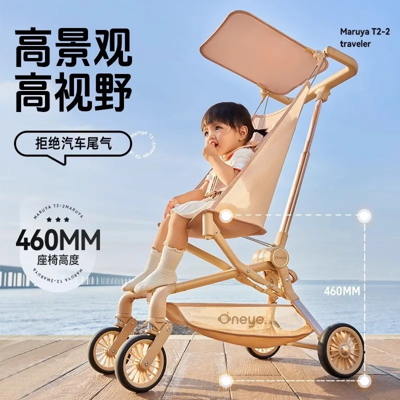 Viajero T2 Cochecito bebé plegable ligero para viajar y pasear - imagen 5