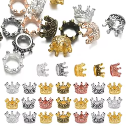 Cuentas decorativas de metal para joyería – Oro y Plata
