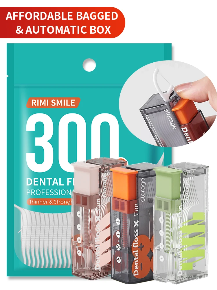 Caja de hilo dental totalmente automática en diseño compacto