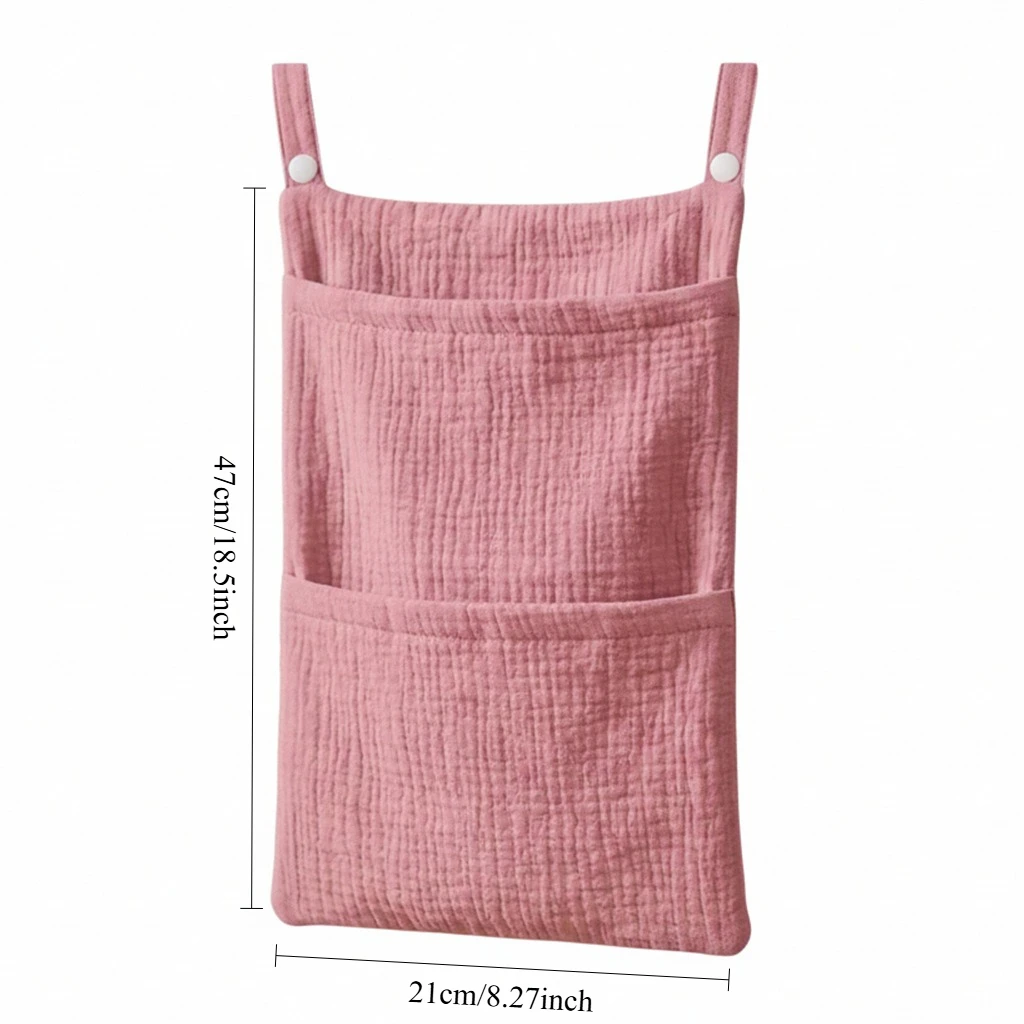 Bolsa de pañales algodón colgante para cuna y cochecito - imagen 4