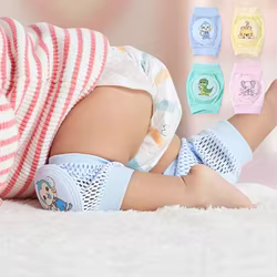 Rodilleras antideslizantes para bebés - Protección para gateo y piernas