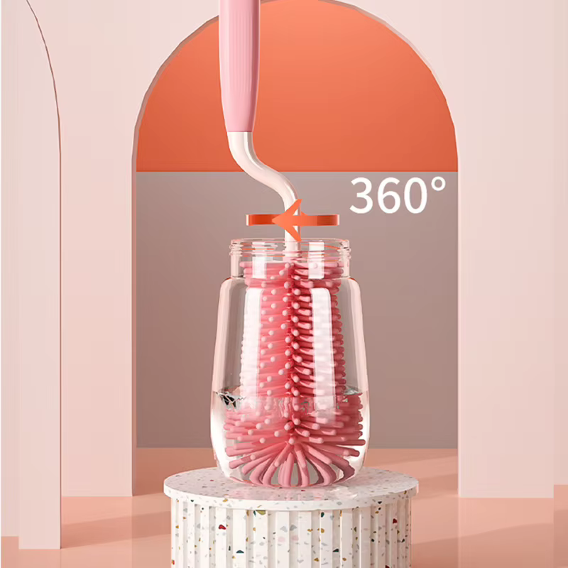 Kit de limpieza biberones con cepillos silicona seguros - imagen 2