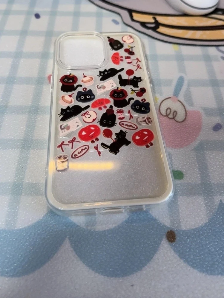 Pegatinas 3D de gato negro estilo dibujos animados para decoración - imagen 5