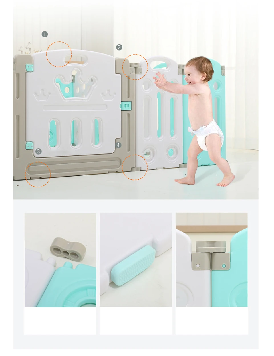 Parque infantil plegable IMBABY