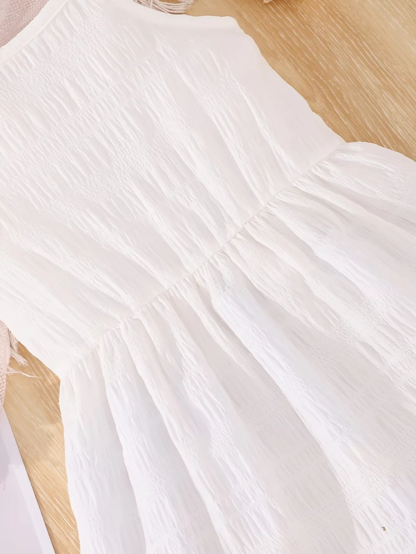 Vestido de niña bohemio de verano sin mangas con vuelo transpirable - imagen 5