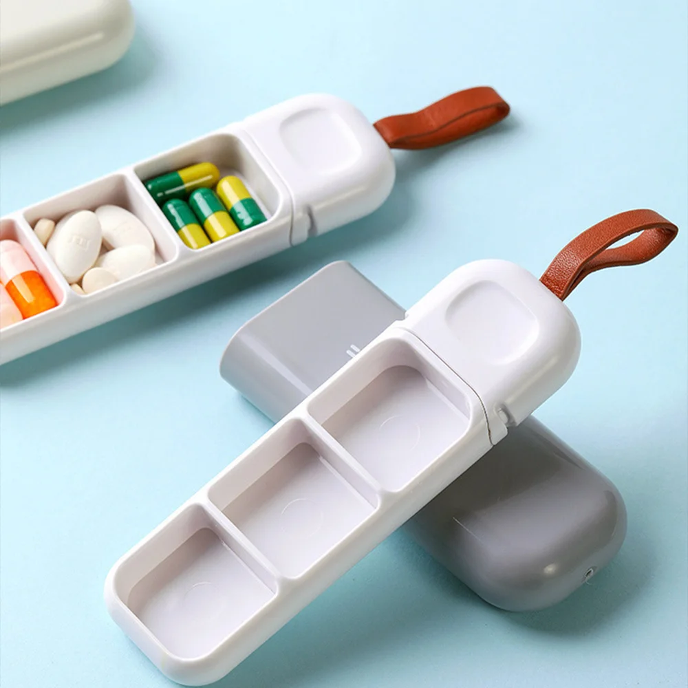 Pastillero portátil estilo nórdico - dispensador de medicinas 7 días - imagen 5