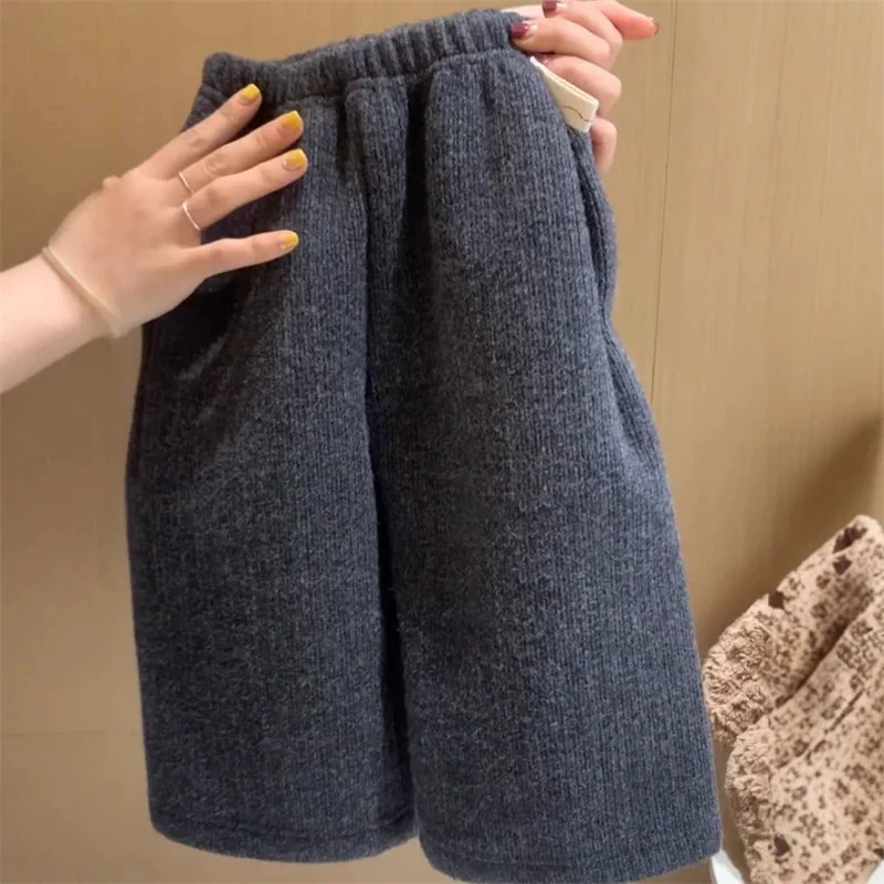 Pantalones de lana de invierno térmicos para niños – sueltos - imagen 4