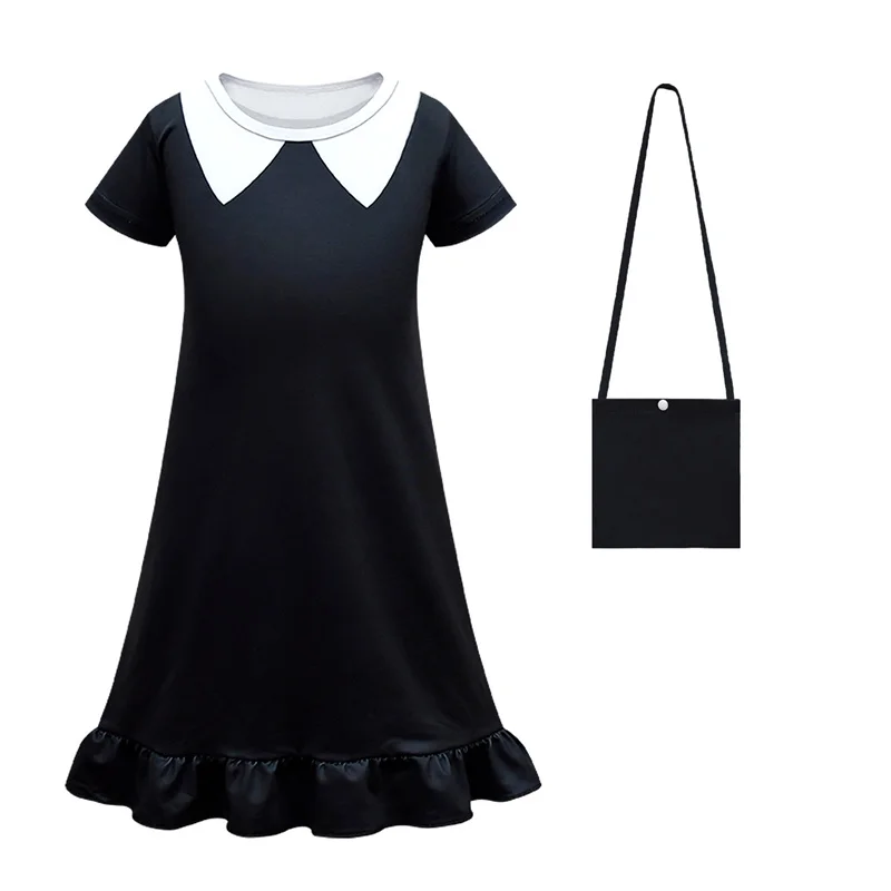 Falda de volantes gótica para niña – Moda infantil - imagen 4