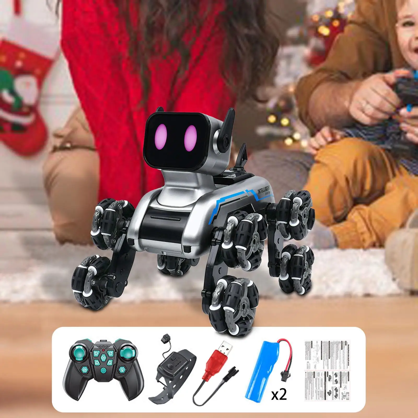Perro robot acrobático recargable para niños y niñas - imagen 5