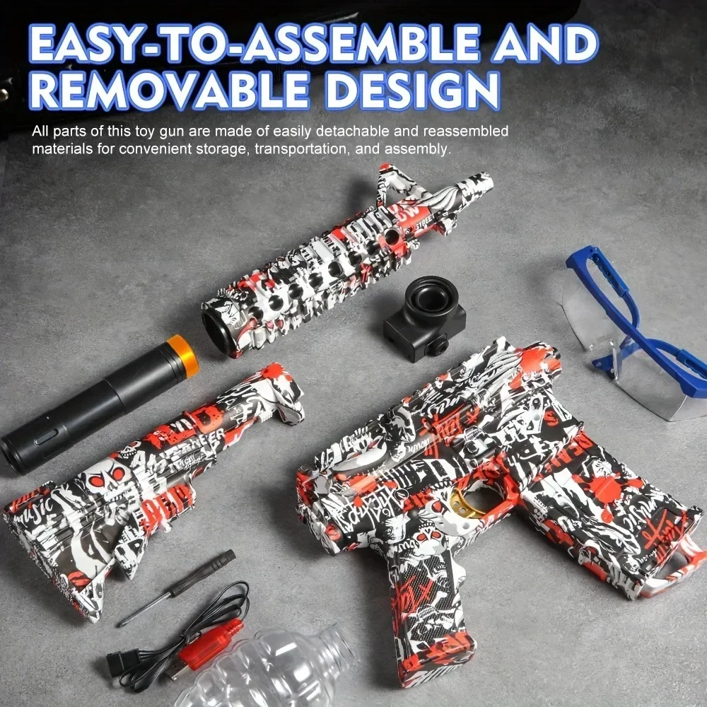Juguete de paintball eléctrico con accesorios