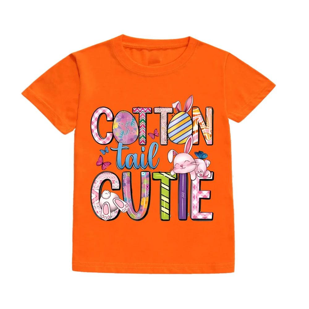 Camisa de Pascua para niña manga corta