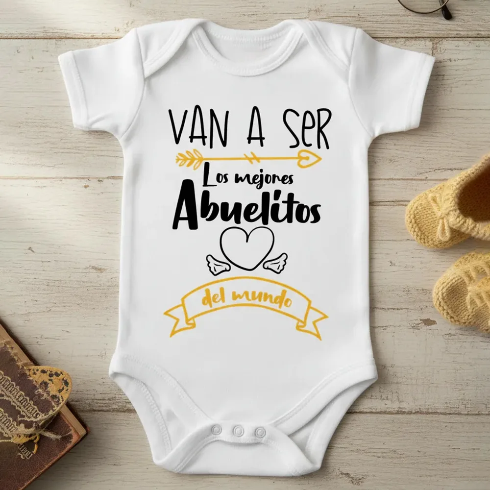 Pelele de bebé manga corta estampado unisex para recién nacido - imagen 5