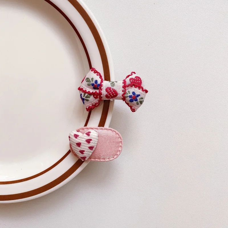 Pinza lazo floral para el pelo de niña – Accesorios infantiles - imagen 5