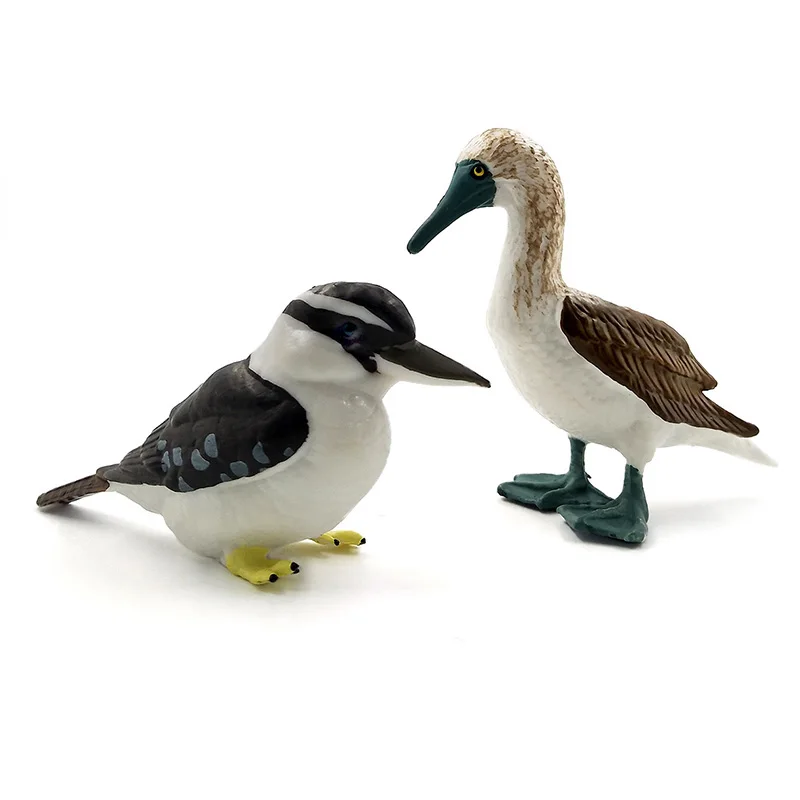 Figuras de pájaros Kookaburra en miniatura para decoración