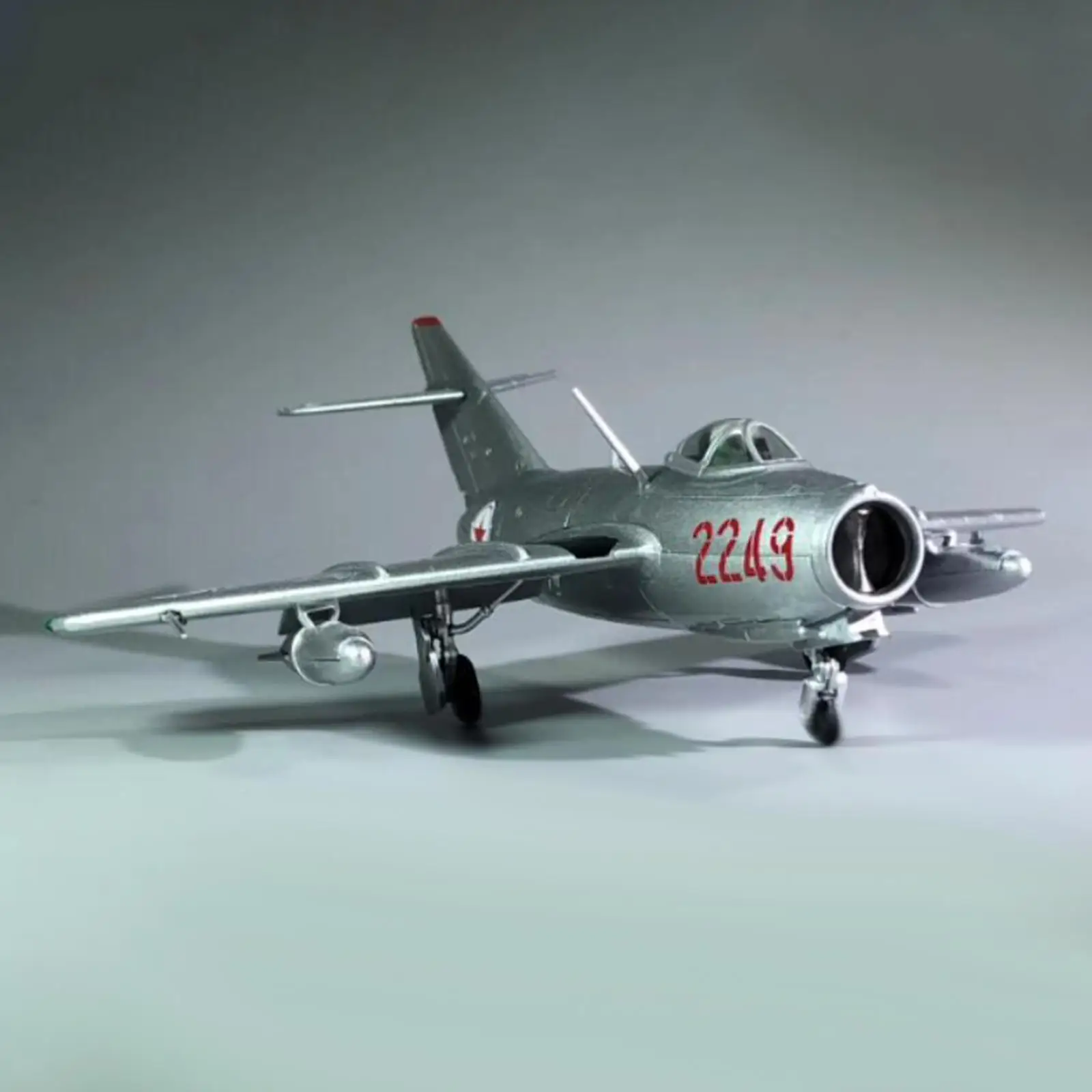 Maqueta de avión a escala con base metálica de exhibición - imagen 3