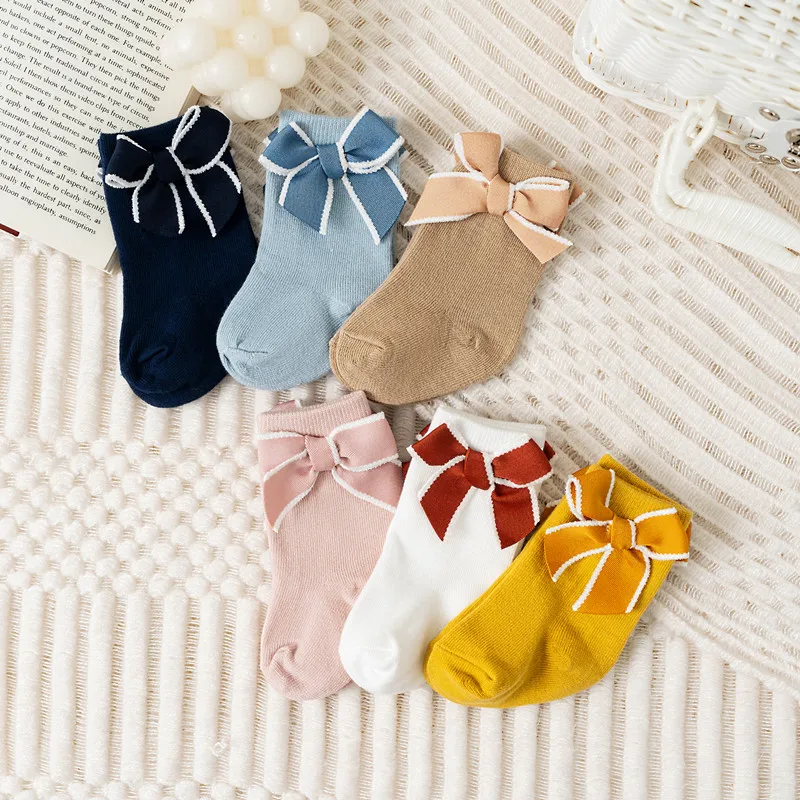 Calcetines cortos de algodón suave para niñas - imagen 5