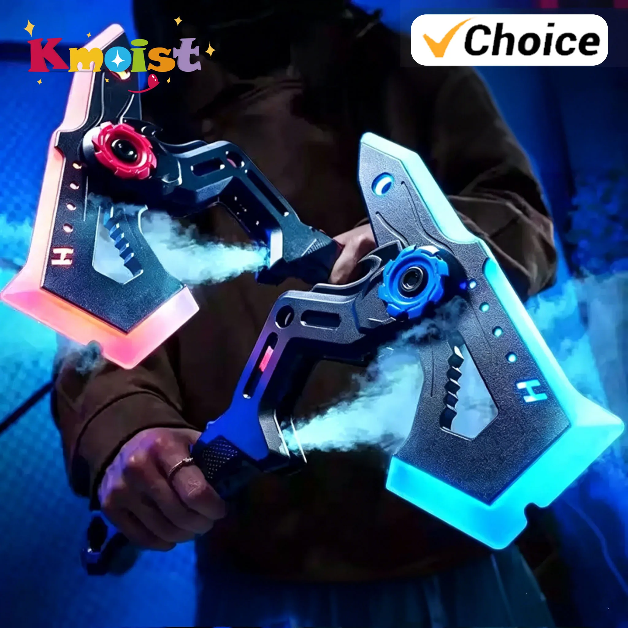 Espada láser doble hoja infantil luminosa para disfraces - imagen 4