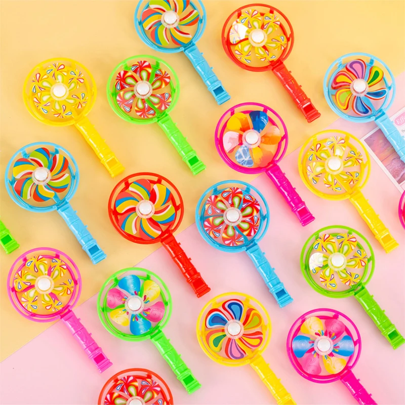 TMZ Mini molino de viento infantil plástico para decoración - imagen 5