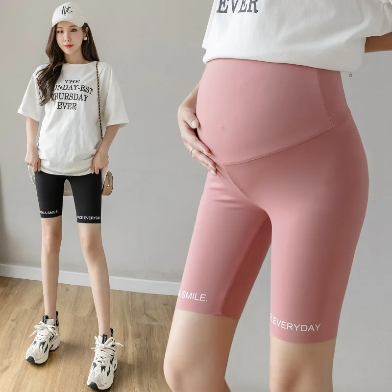 Leggings premamá de cintura alta frescos y finos para verano - imagen 4