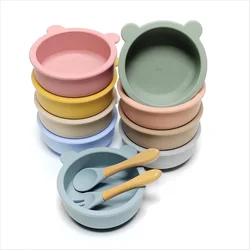 Cuenco de silicona con ventosa para bebé – vajilla infantil