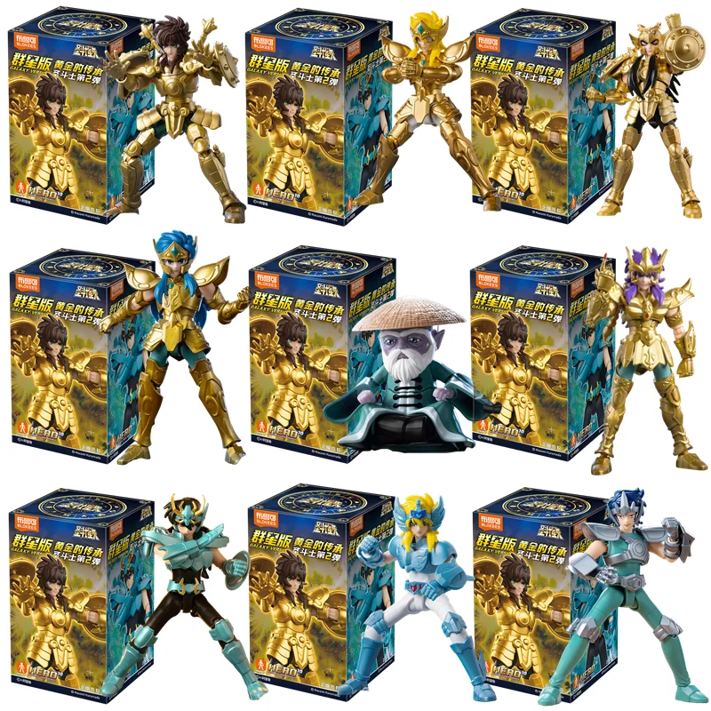 Blokees Gold Saint Figura Acción Seiya Saori Kido Juguete Para Niños - imagen 3