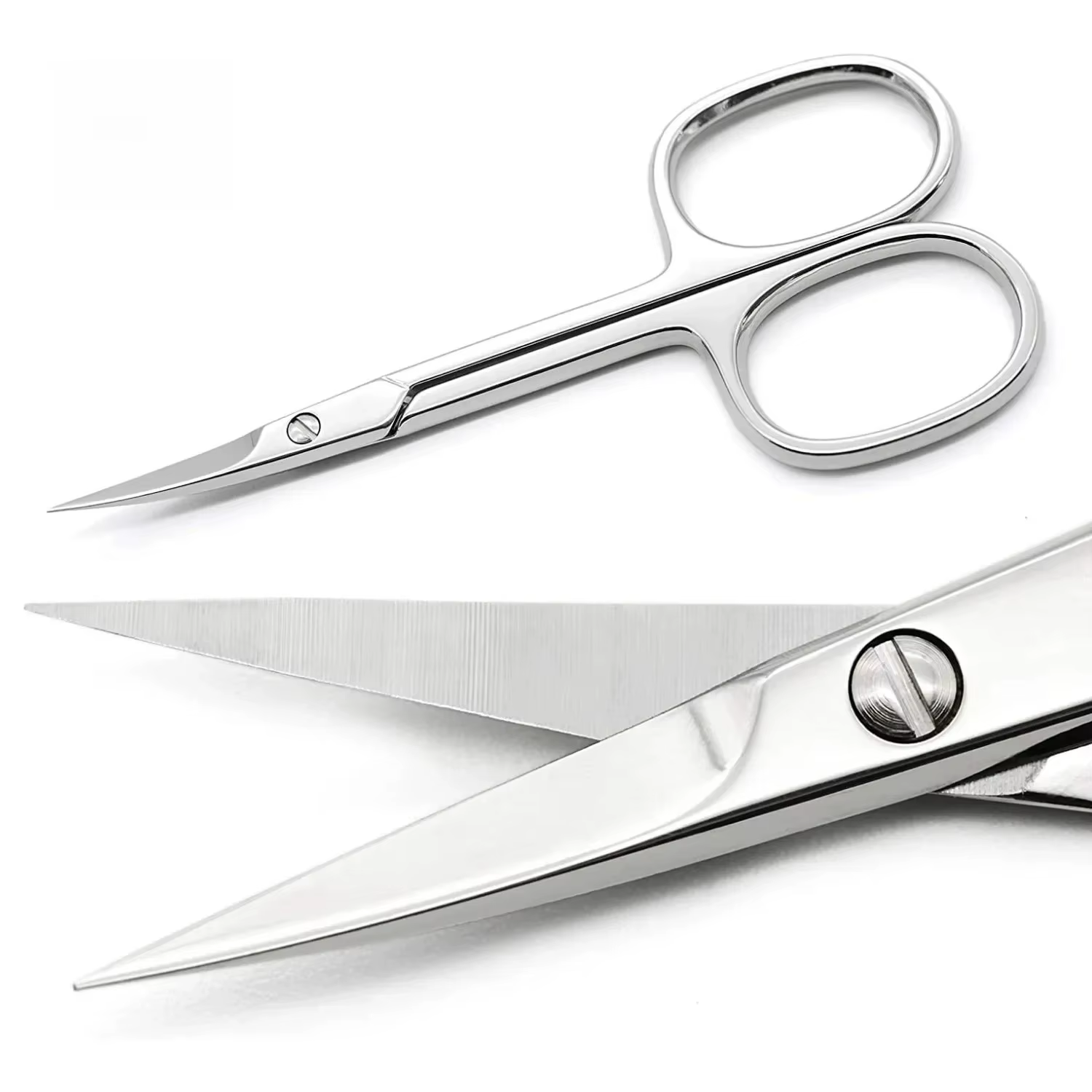 Tijeras bebé acero inoxidable para cutículas corte preciso seguro
