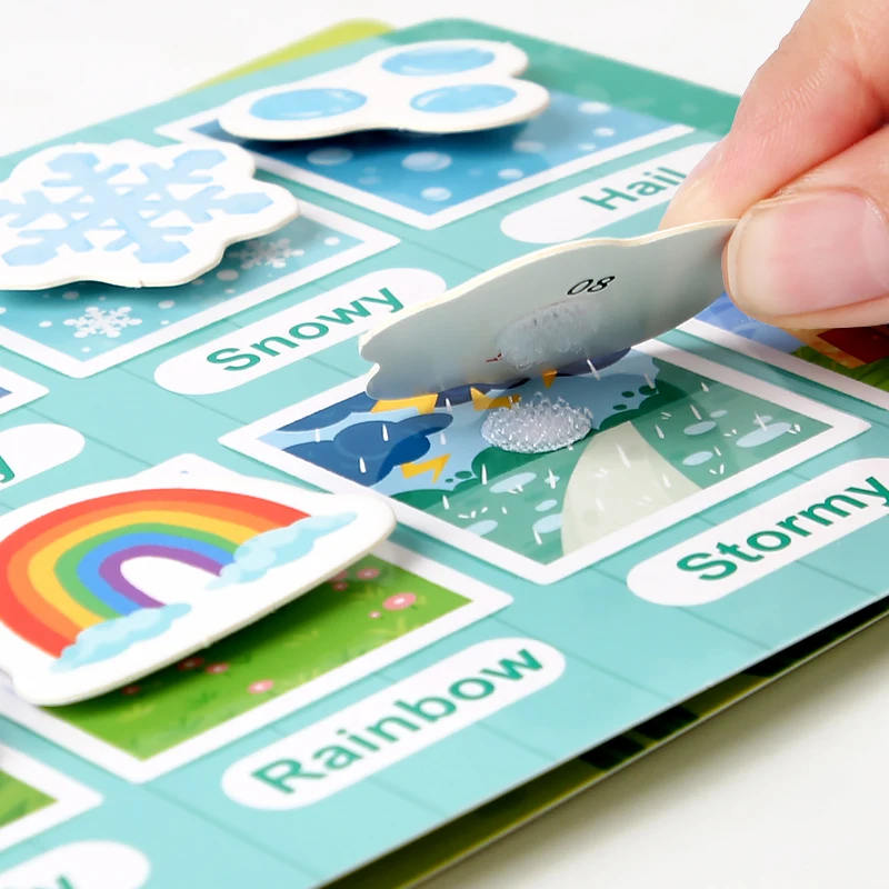 Libro Montessori silencioso para bebé, juguete educativo sin ruido - imagen 2
