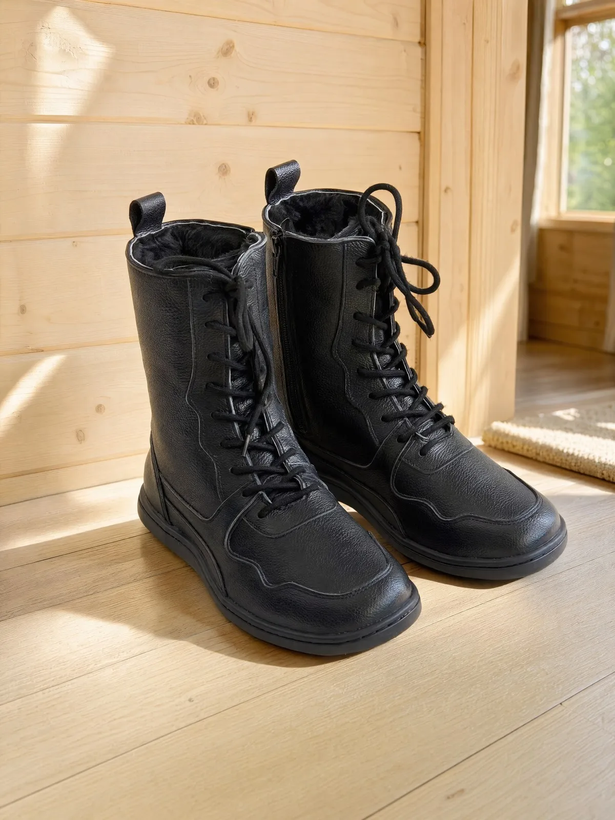 Tipsietoes Botas de invierno en cuero genuino forradas de piel - imagen 5