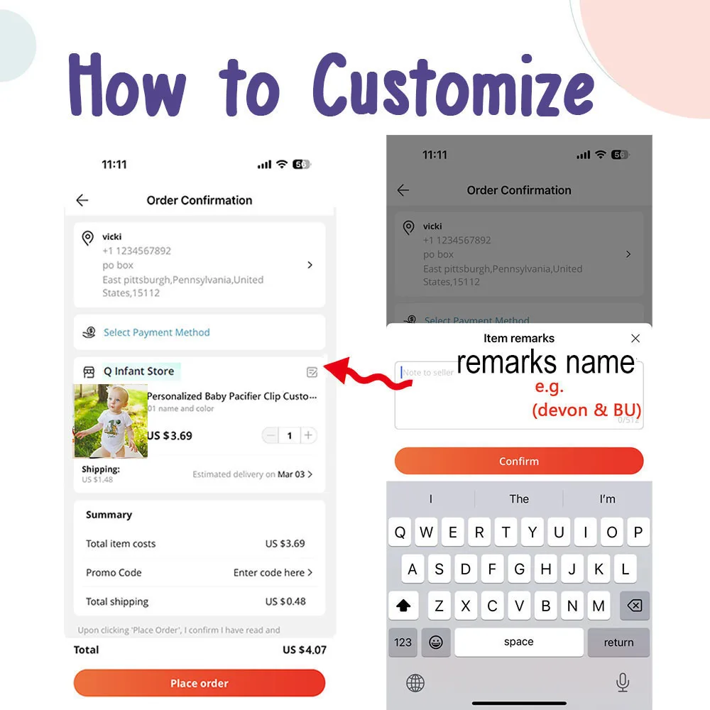 Pelele de safari para bebé personalizado con nombre - imagen 4