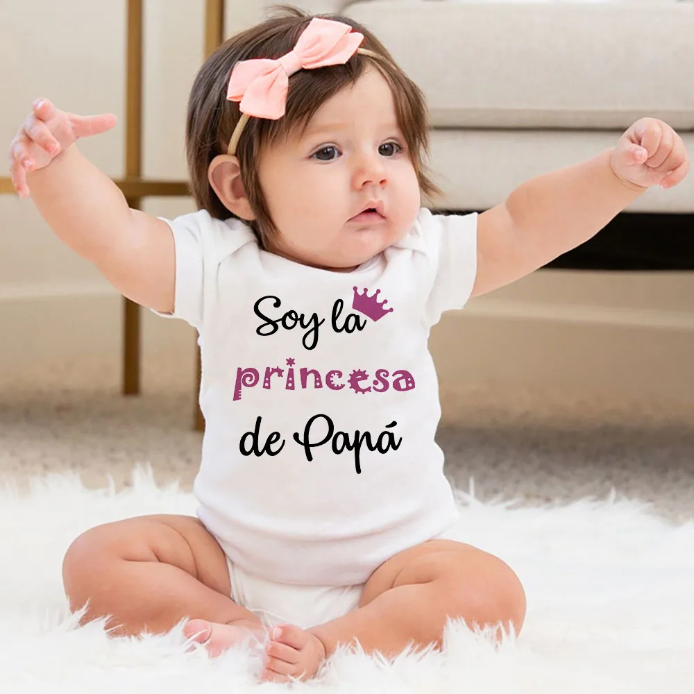 Body princesa I Am My Father manga corta bebé niña verano - imagen 5