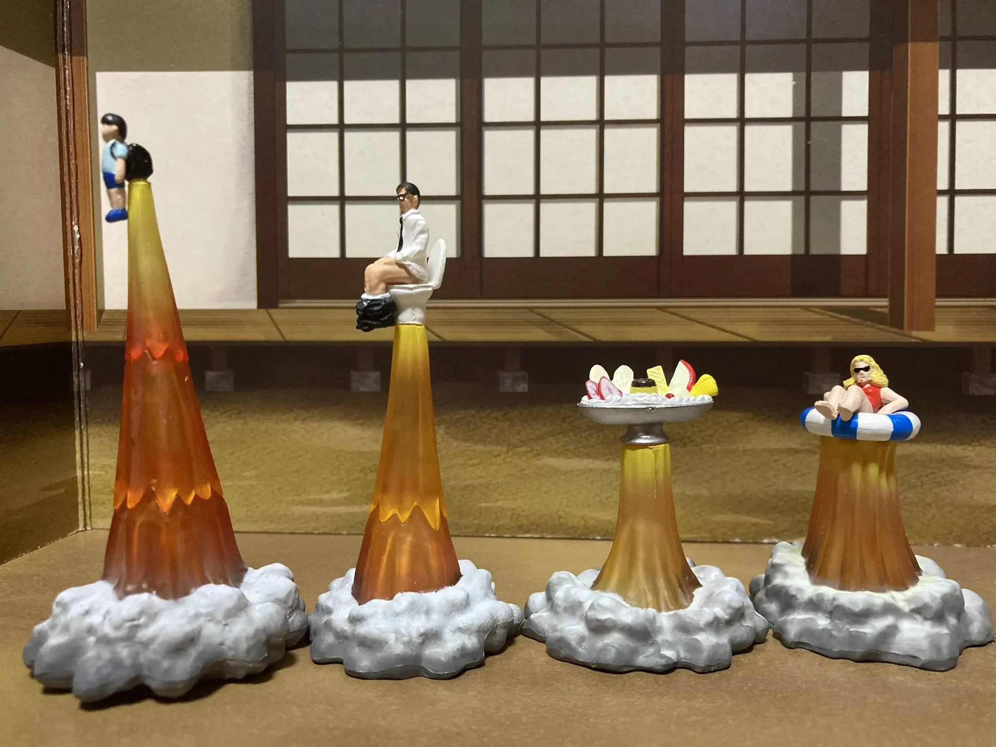 Juguete gashapon para el baño creativo con estilo tierno gris - imagen 5
