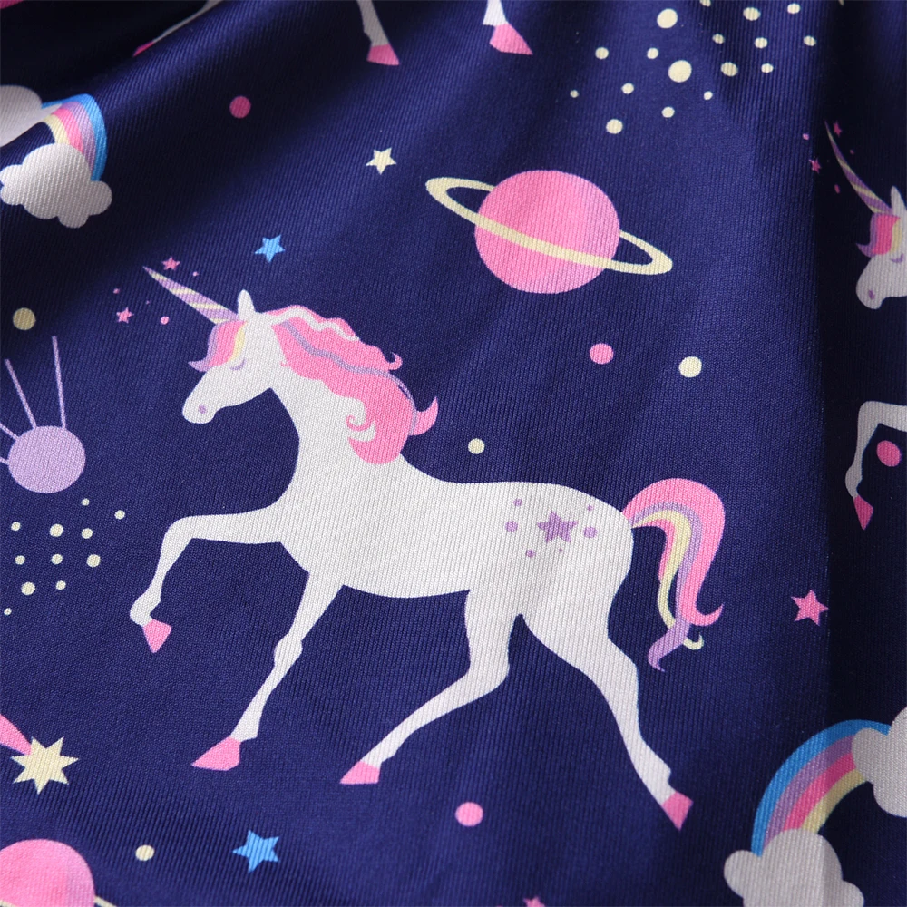 DXTON leggings con falda niña unicornio estilo dos piezas - imagen 3
