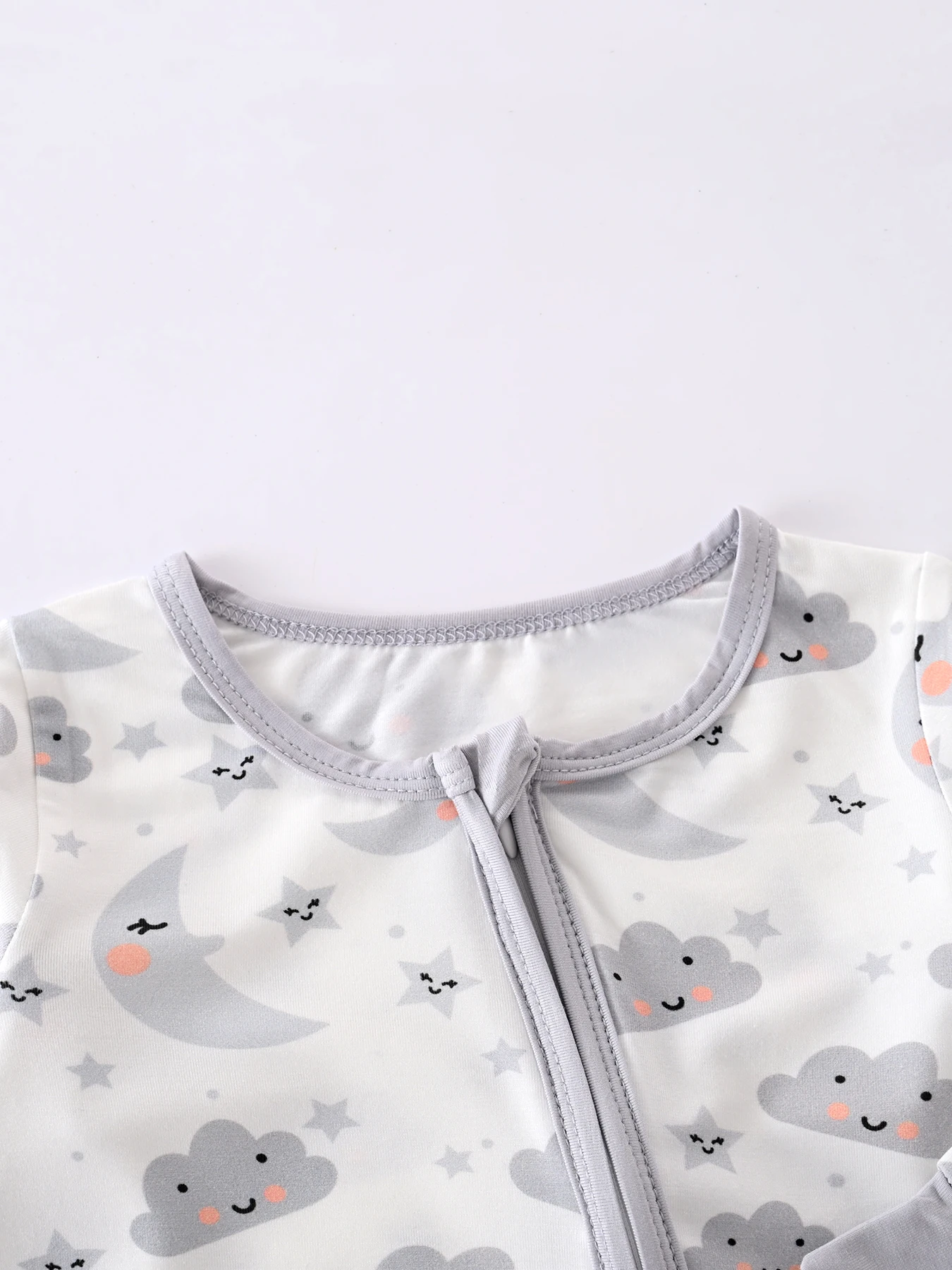 Body recién nacido con cremallera integral de manga larga unisex - imagen 2