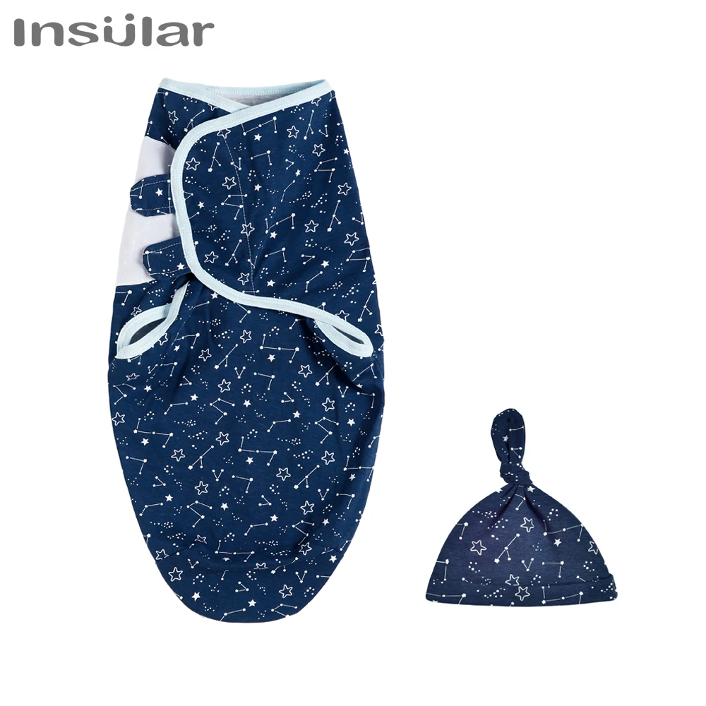 Manta de muselina para bebé con gorro de algodón - imagen 4