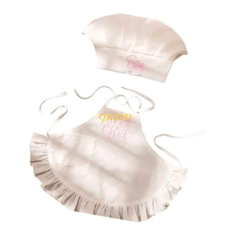 QX2D Disfraz de cocinero para bebé recién nacido con accesorios foto - imagen 5
